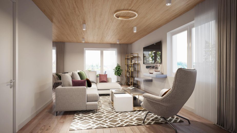 Penthouse 02 - Wohnraum 