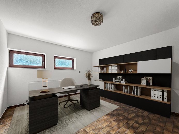 Heilbronn-Ost Bestlage: Architektenhaus mit Einliegerwohnung & Garten – HomeOffice/Hobby (Home staged)