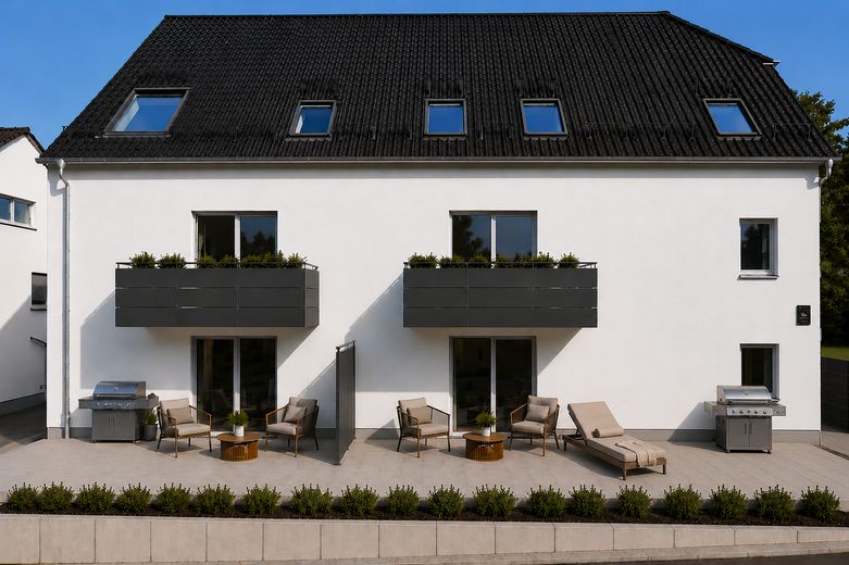 W8 Obergeschoss | 3 Zimmer | 87,36 qm in Krumbach (W8) – Virtuell möbliert