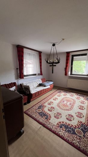 Wohnzimmer/Schlafzimmer unten