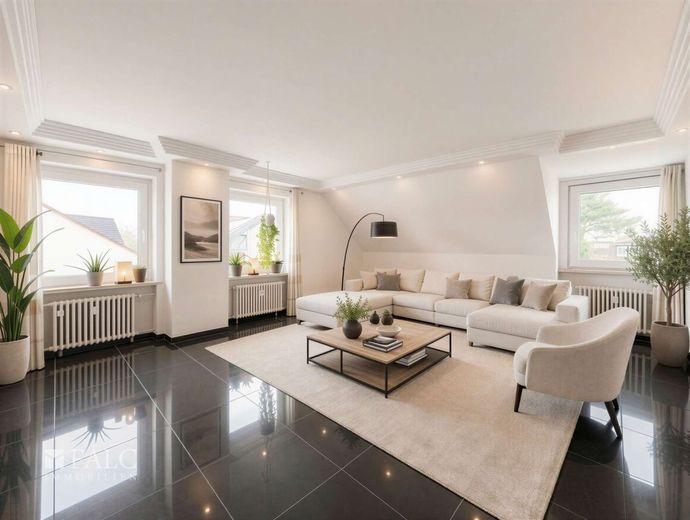 Bezugsfreie 3-Zimmer-DG-Wohnung mit ca. 95 m² in Kaarst-Holzbüttgen - ruhig gelegen &amp;  modernisiert – So könnte es aussehen