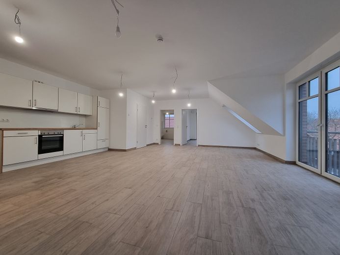 Attraktive 2-Zimmerwohnung mit Balkon im Neubau in Rethem/ Aller – Wohn-/Essbereich