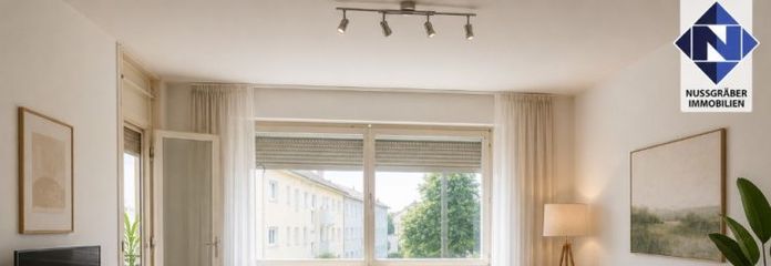 Luminoso appartamento di 3 locali con balcone coperto e posto auto
