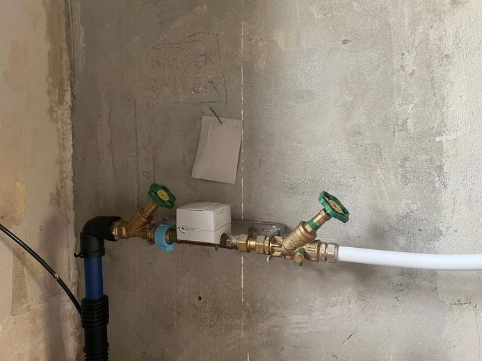 neuer Wasseranschluss