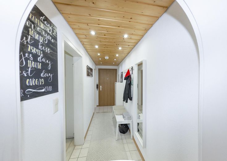 Flur Richtung Ausgang