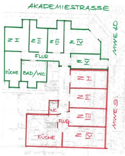 Vermietetes Wohn- und Geschäftshaus mit 10 Einheiten, Top-Rendite in guter Lage – Grundriss 4.OG