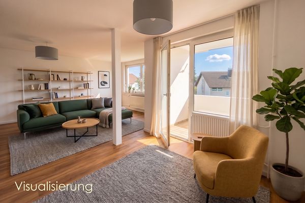 Een droom – instapklaar 3,5-kamerappartement met balkon en garage