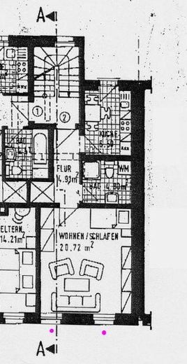 Plau109,1-Zi-Wo, 2./3.OG links