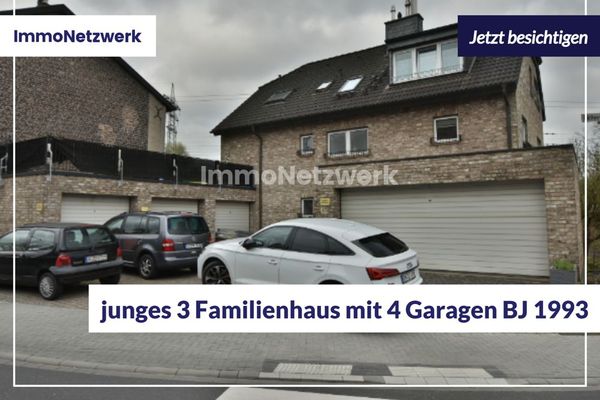 NUOVO***giovane casa con 3 appartamenti e 4 garage &amp; 1 posto auto a Herzogenrath***NUOVO