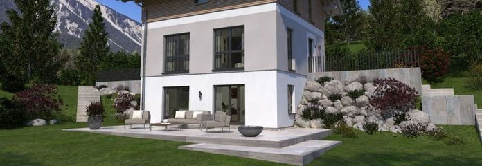 DAĞDA ÖZEL KOŞULLAR İÇİN BİR EV – Ansicht Garten