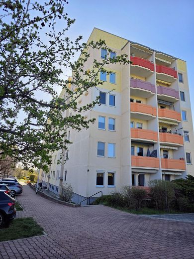 2-pokojowe mieszkanie z balkonem w Miśni, sprzedaż bez prowizji – Außenansicht