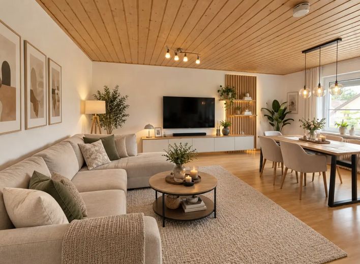 Su nuevo hogar - apartamento de 3 habitaciones en Illingen – KI generiert