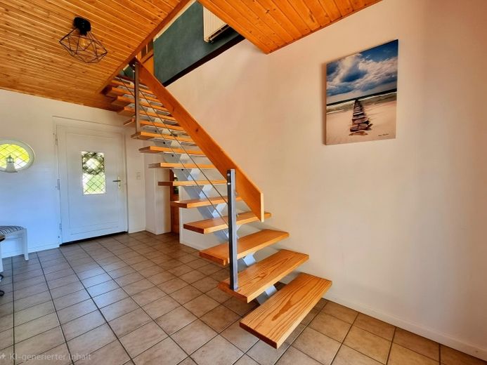 [SENZA PROVVIGIONE]   Architettura studiata sull'acqua: La casa delle possibilità a Lietzow (Rügen) – Treppe ins OG