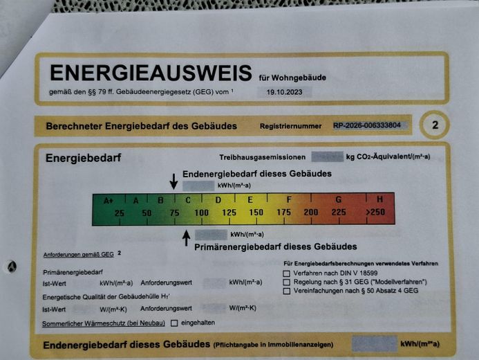 Penthouse na sprzedaż w spokojnej okolicy – Energieausweis Bedarf