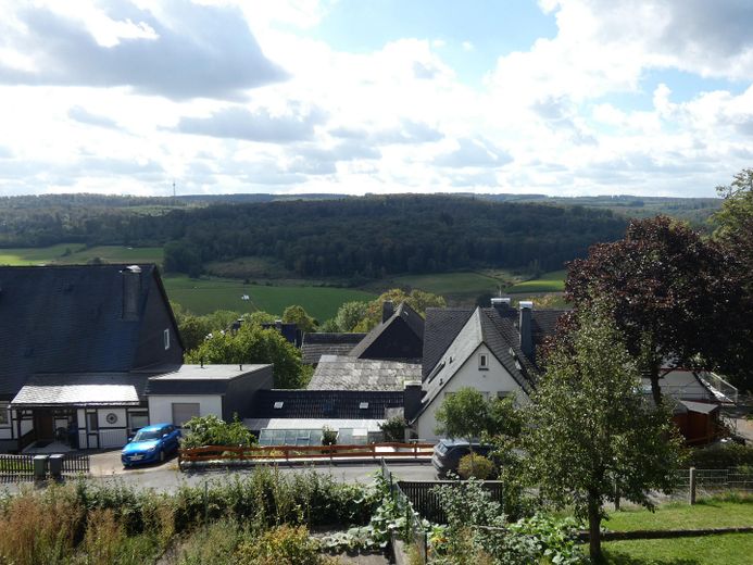 Mehrfamilienhaus mit Südlage und traumhaftem Ausblick – Ausblick Balkon OG