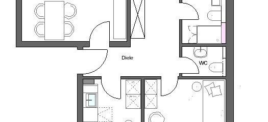 sanierte Dachgeschosswohnung