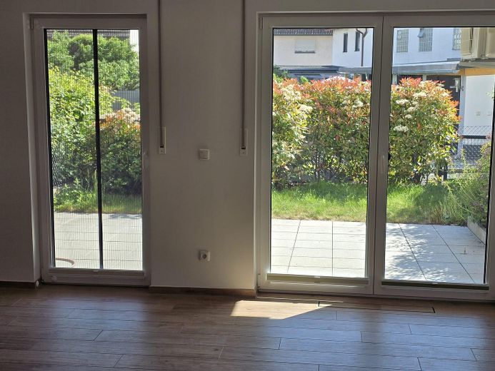 Wohnzimmer und Terrasse
