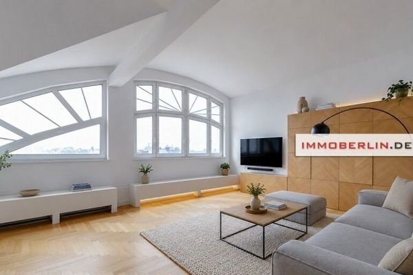 IMMOBERLIN.DE - Lichtdurchflutete Dachgeschosswohnung mit Südwestterrasse & Lift in Toplage