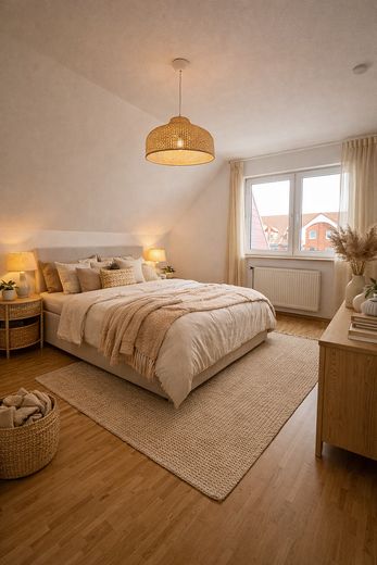 Helle, renovierte 4-Zimmerwohnung mit großer Dachterrasse und außergewöhnlichem Raumangebot – Schlafzimmer