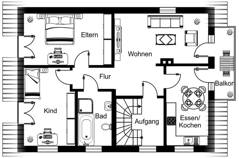 PROVISIONSFREI: freies gepflegtes MFH mit mindestens 6,8 % Rendite oder Faktor 14 – Haus 10 1.OG