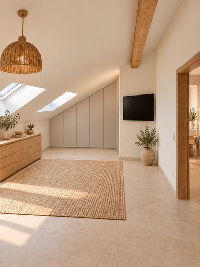 हरियाली के बीच 4 कमरों वाला नया निर्माण KFW 40 – Elternschlafzimmer