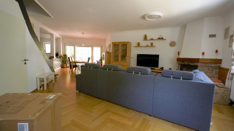 Traumhaus direkt am See mit eigenem Steg in der Natur – Wohnbereich