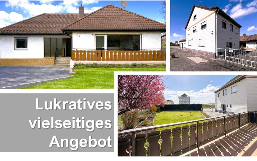 Zwei Häuser, viele Möglichkeiten: Bungalow & vielseitig nutzbares Zweithaus auf großem Grundstück – Titel