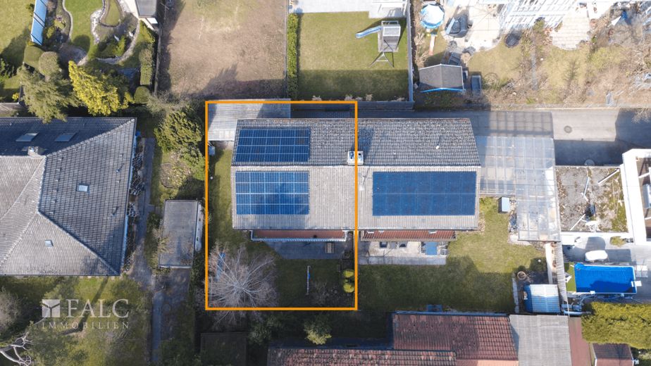 Familienfreundlich, gepflegt, sofort wohnlich - Doppelhaushälfte mit Gartenidylle in Ottobrunn – Grundstück