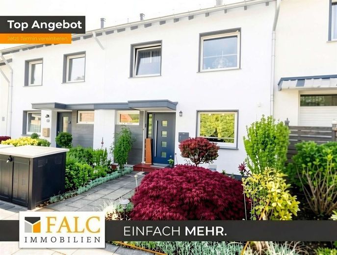 Familienfreundliches Wohnen in ruhiger Lage - gepflegtes Reihenmittelhaus mit zahlreichen Modernisierungen – Außenansicht