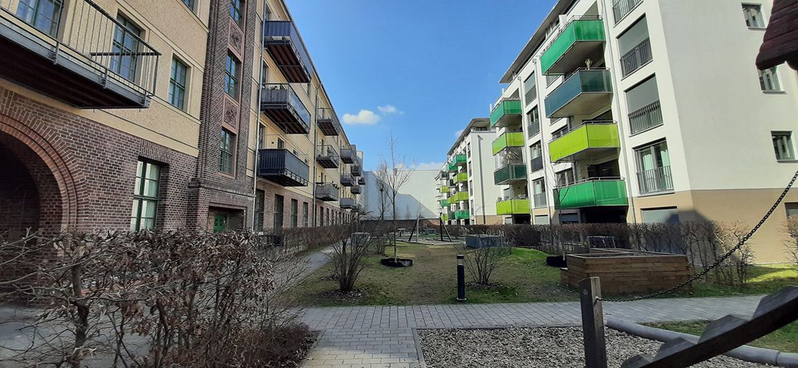 Luminoso piso de obra nueva de 97 m² de 2019 en Lichtenberg: 3 habitaciones, 2 balcones, ascensor, calefacción por suelo radiante, sin comisión, disponible para ocupar – Foto 4