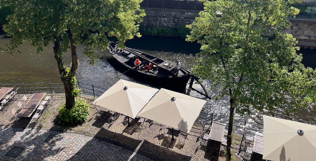Loftwohnung im Wasserviertel Lüneburg mit Blick auf die Ilmenau – Blick auf die Ilmenau