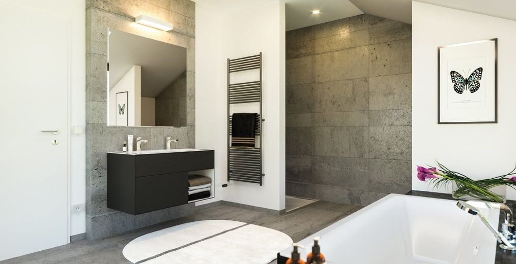 Architektonische Brillanz: Entdecken Sie das ideale Zuhause für Anspruchsvolle – Badezimmer