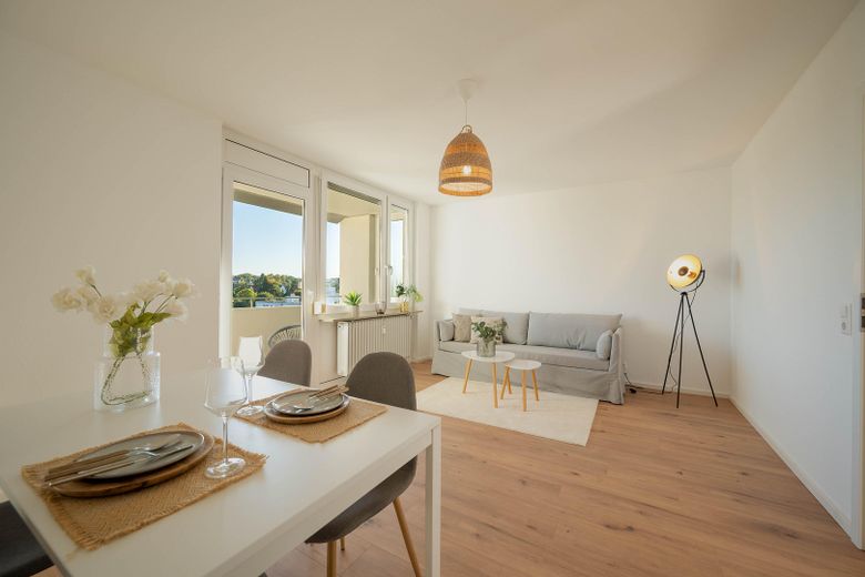 Lichtdurchflutetes Wohnen.