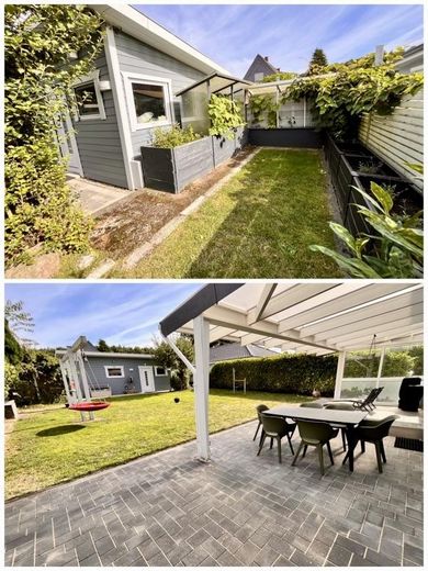 Pflanzende & Terrasse