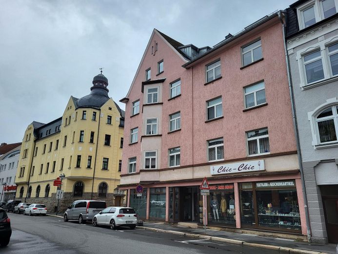 Neu sanierte 2-Raum Wohnung im Zentrum von Rodewisch – Frontansicht