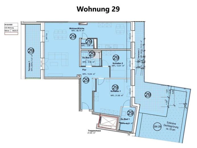 KFW 40 QNG enerji tasarruflu evde çatı bahçeli aydınlık penthouse daire -lüks yolcular için ideal – Fotoğraf 1