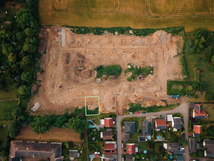 Baugrundstück in Pehritzsch | Provisionsfrei, Baustart ab 09/26 – Überblick Baugebiet