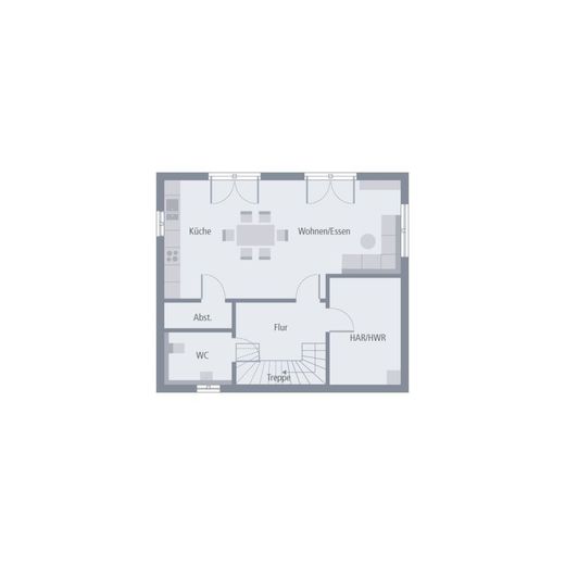 DAĞDA ÖZEL KOŞULLAR İÇİN BİR EV – Grundriss Kellergeschoss