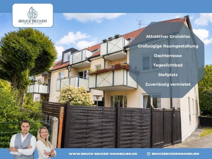 Attraktive Kapitalanlage im Dresdner Südosten - Vermietete 2-Zimmer-Wohnung mit Dachterrasse – Foto 1