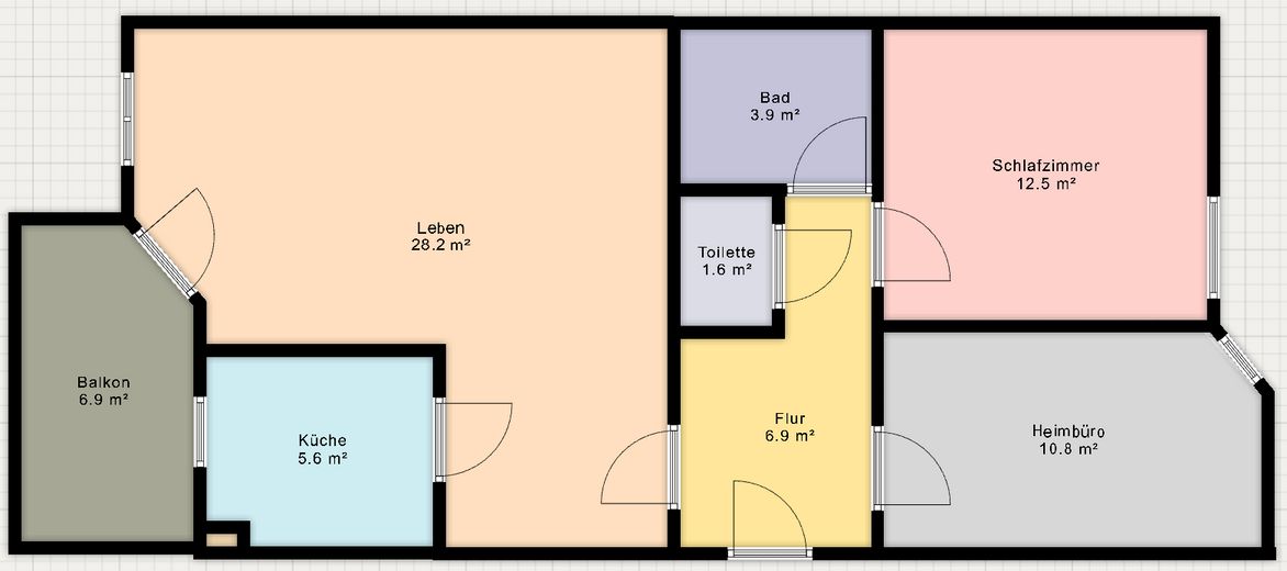 Möblierte 73m² Wohnung mit Balkon und Tiefgarage in ruhiger, zentraler Lage für Familien & Pendler – Foto 6