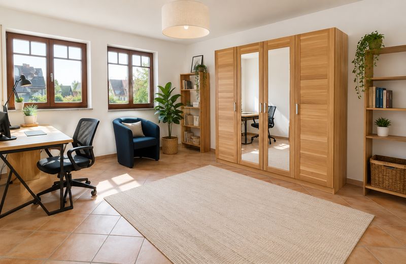 helle, großzügige Wohnung mit Weitblick fußläufig zum Pilsensee – Zimmer