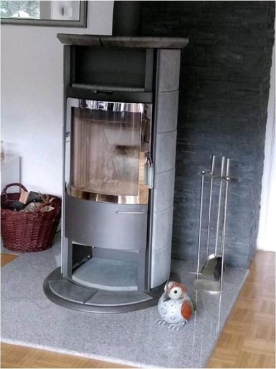 Kamin im Wohnzimmer