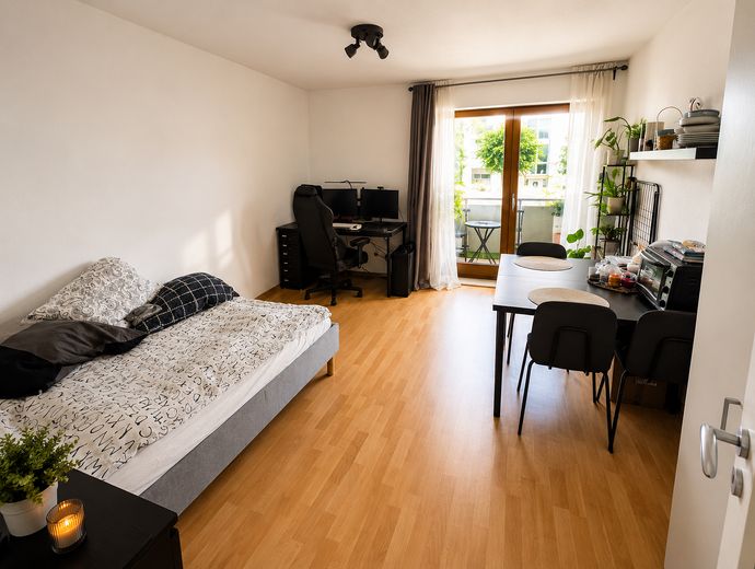 1-Zimmer Wohnung mit Balkon und Tiefgarage – Foto 1