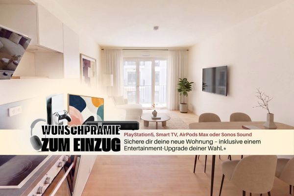 YON BERLIN - Moderno appartamento di nuova costruzione con 2 locali, cucina componibile e BALCONE soleggiato a Berlino-Friedenau