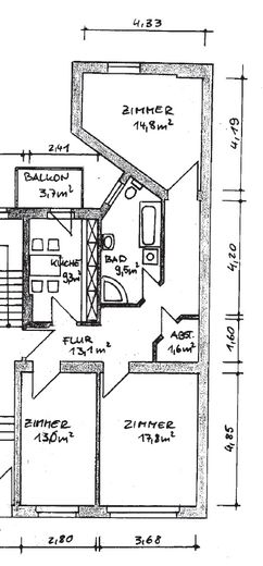 3-Raum Wohnung / Neue Neustadt / 83m² – Foto 6