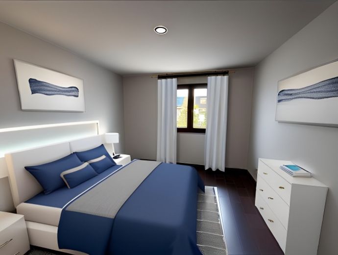 Digitales Staging Schlafzimmer