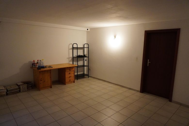 große Nutzfläche im Keller