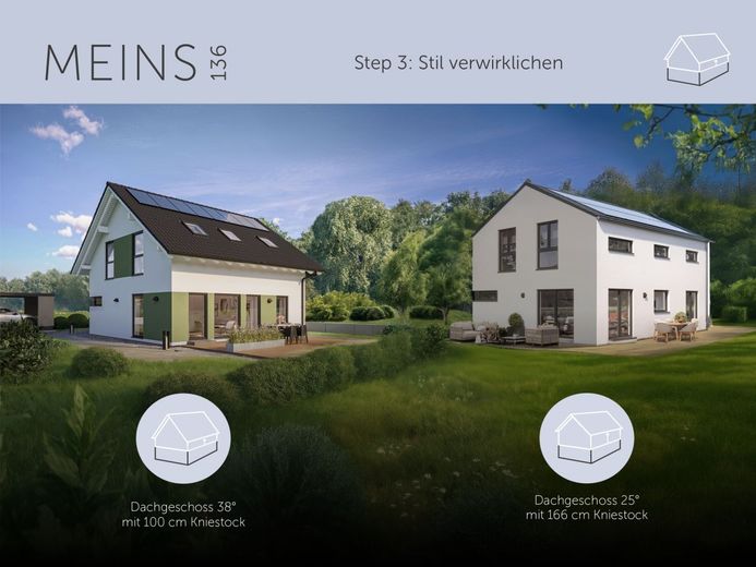Qualität, die bleibt - Ihr Einfamilienhaus in Igling – MEINS 136 Stilvariante