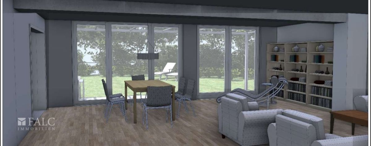 Großzügiges Zweifamilienhaus mit Einliegerhaus, 1.571 m² Grundstück – Wohnzimmer