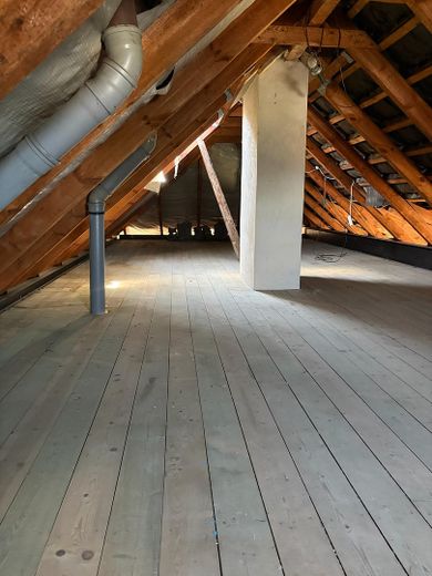 Freistehendes Einfamilienhaus, nahe Weser, mit großer Ausbaureserve – Dachgeschoss